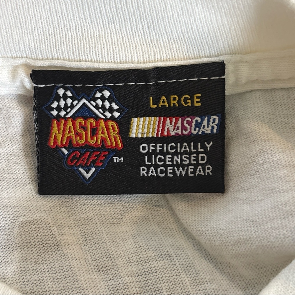 Vtg NASCAR Cafe Myrtle Beach Racing All Over Print 2 Sided T Shirt Size Large - Picture 5 of 11